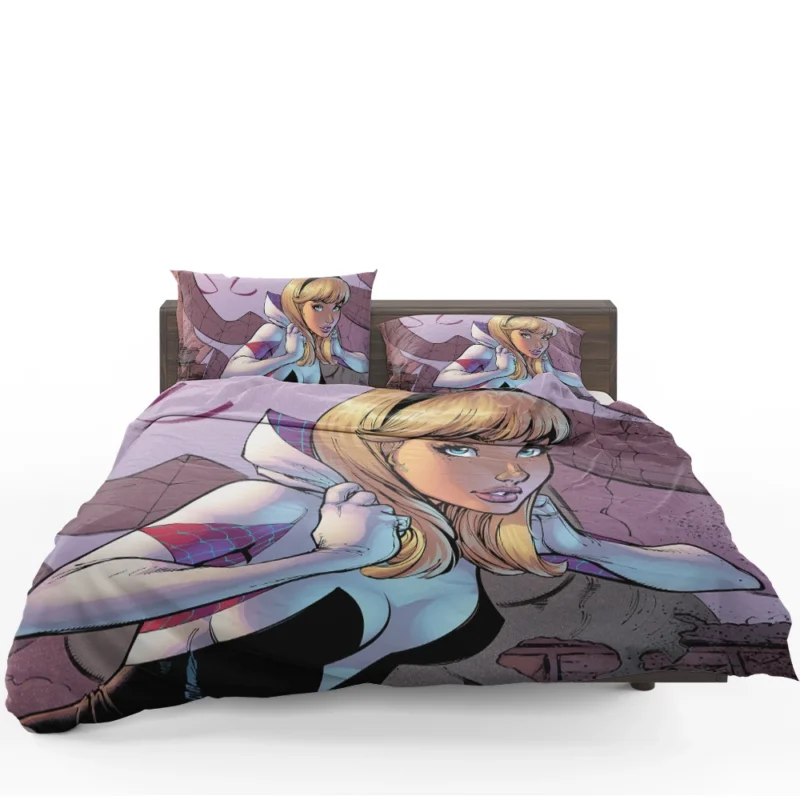 Spider-Gwen Comics: Gwen Heroic Feats Bedding Set