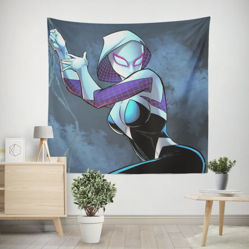 Spider-Gwen Comics: Gwen Stacy Heroic Saga  Wall Tapestry