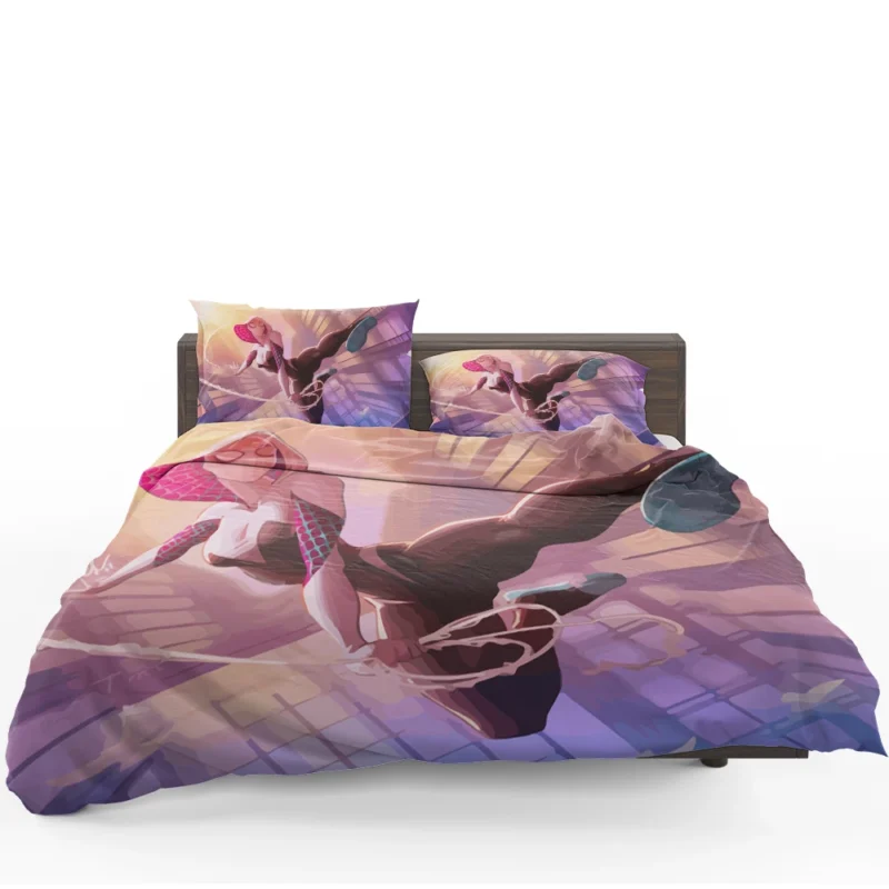 Spider-Gwen Comics: Gwen Web-Swinging Adventures Bedding Set