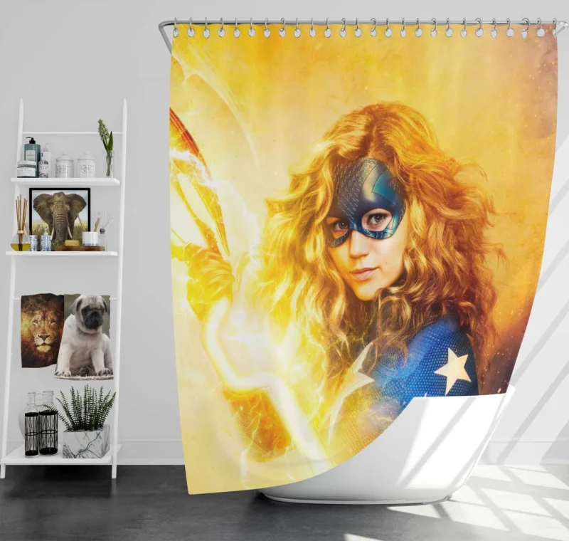 Stargirl TV Show: A Hero Transformation Shower Curtain