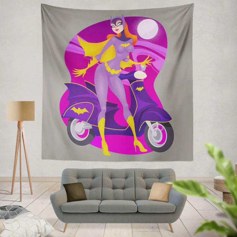 Stephanie Brown Batgirl: A Unique DC Comics  Wall Tapestry