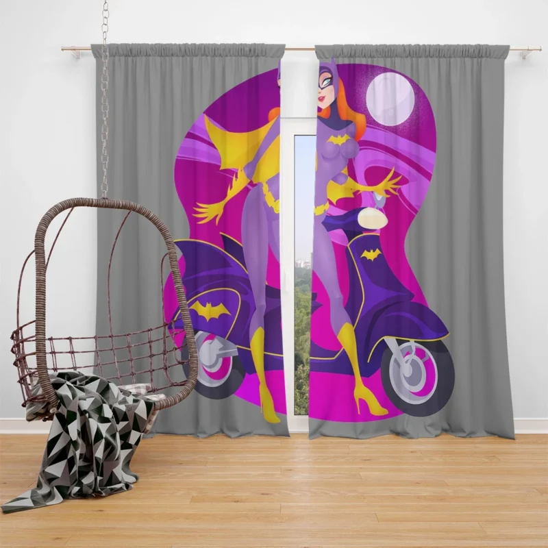 Stephanie Brown Batgirl: A Unique DC Comics Window Curtain