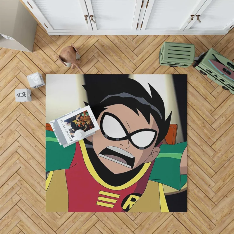 Teen Titans TV Show: Dick Grayson as Robin Floor Rug