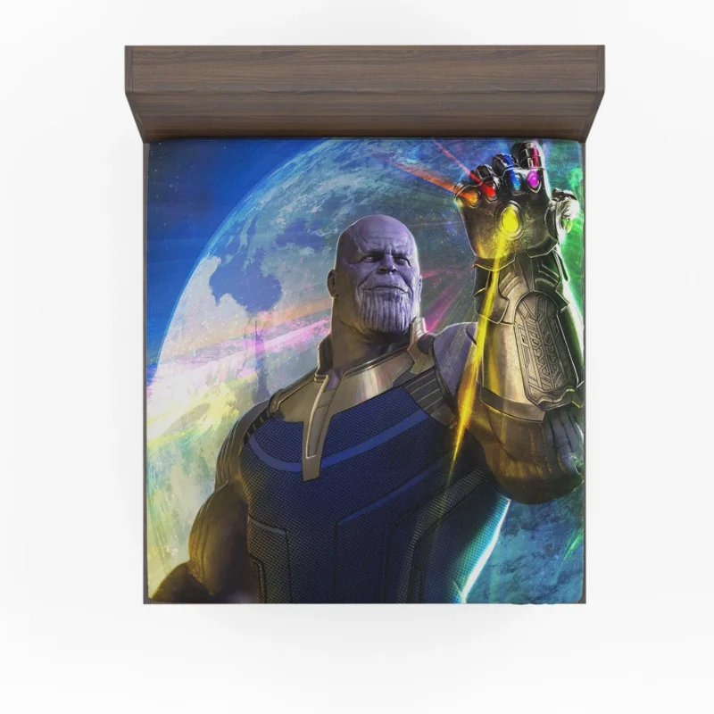 Thanos: The Mighty Villain in Avengers: Infinity War Fitted Sheet