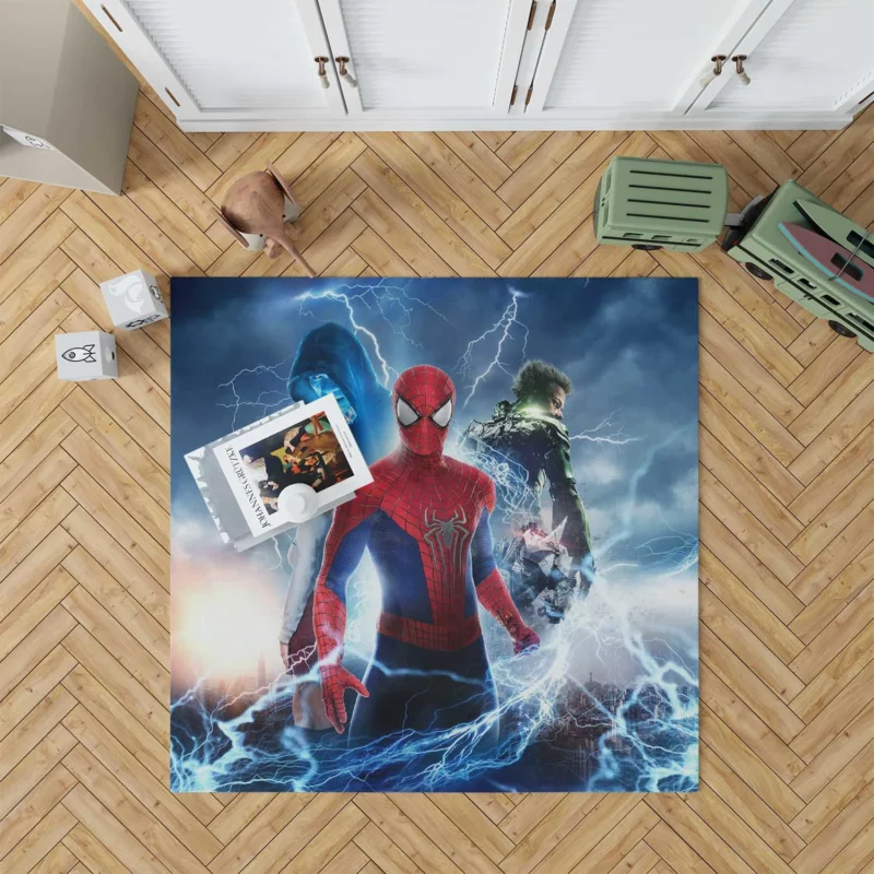 The Amazing Spider-Man 2: A Villainous Showdown Floor Rug