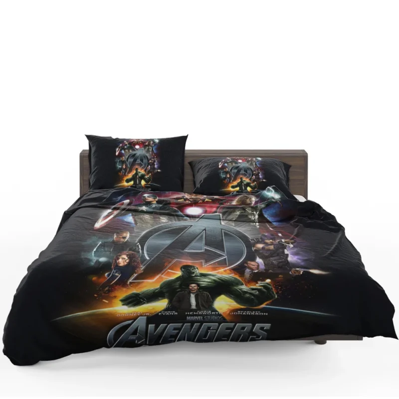 The Avengers Movie: Earth Mightiest Heroes Unite Bedding Set