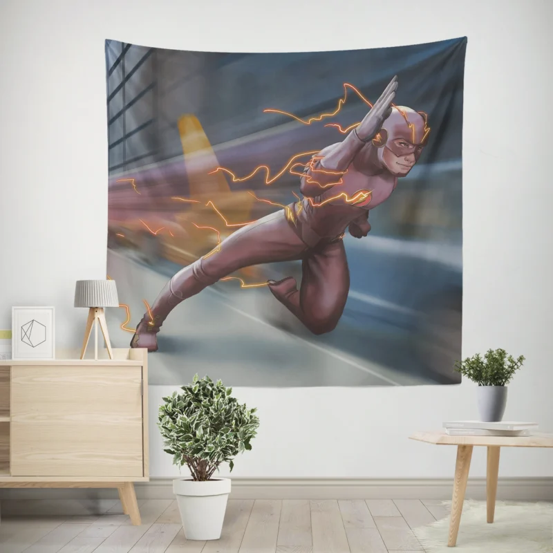 The Flash (2014): Speedster TV Adventure  Wall Tapestry