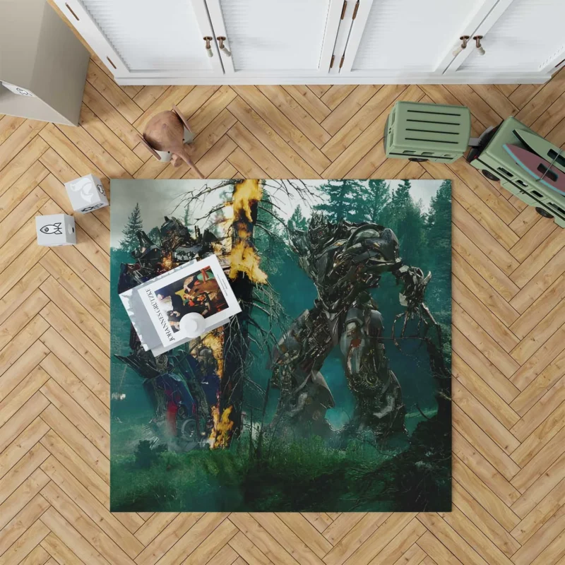 Transformers: Dive into Megatron in Video Game Floor Rug