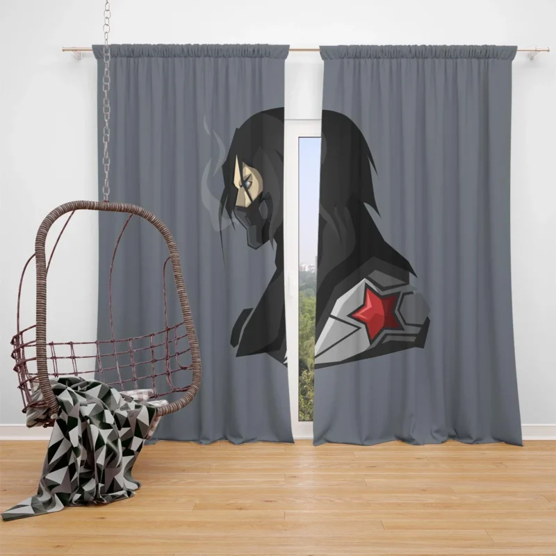 Winter Soldier Comics: Bucky Barnes Saga Window Curtain