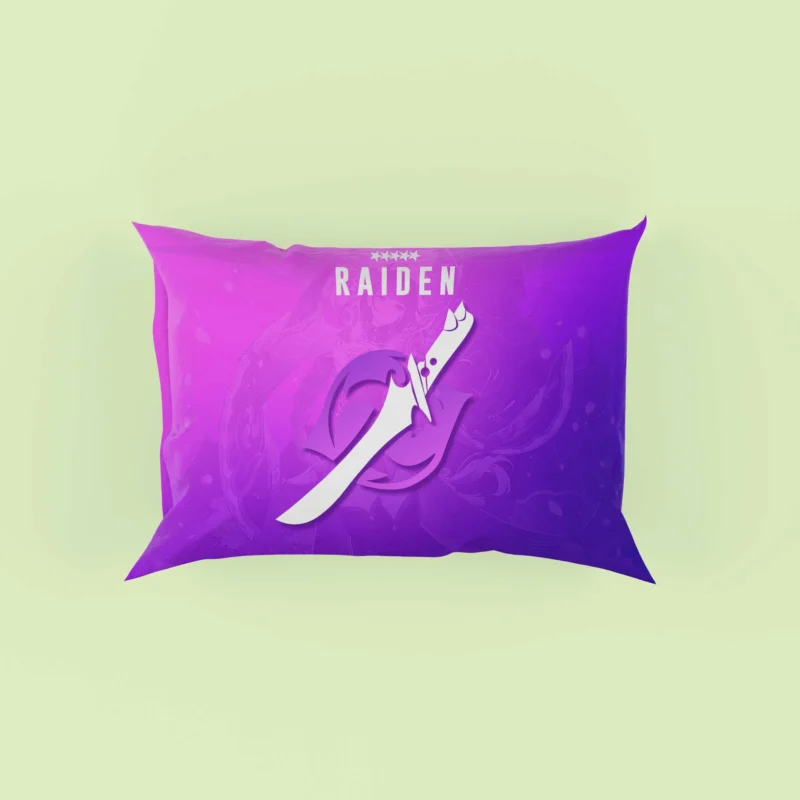 Baal Raiden Shogun in Genshin Impact: Unleash His Power Pillow Case