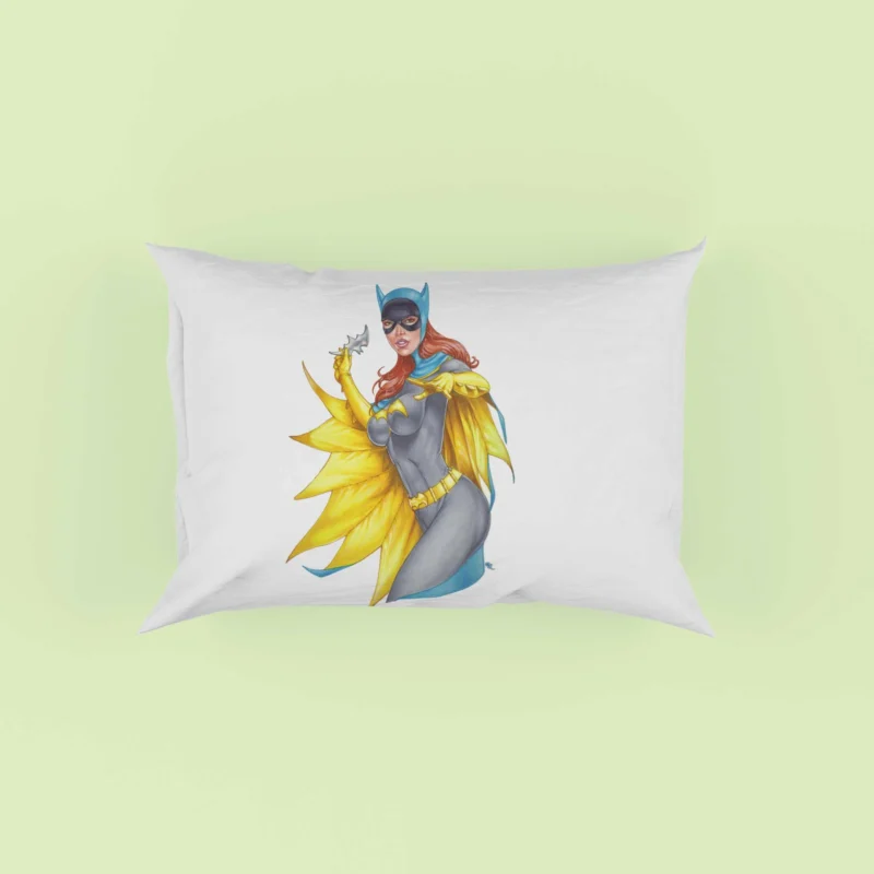 Batgirl Comics: Heroic Exploits in DC Universe Pillow Case