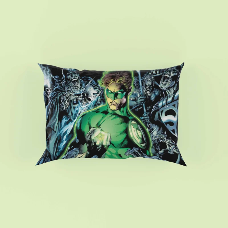 Blackest Night Wallpaper: Green Lantern Saga Pillow Case