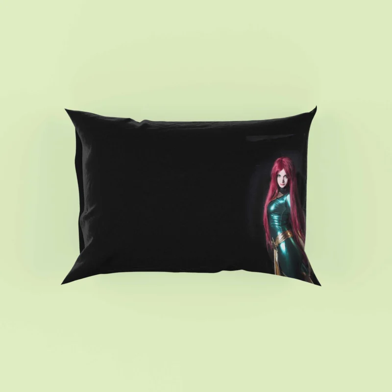 Cosplay as Phoenix: Jean Grey Fiery Transformation Pillow Case