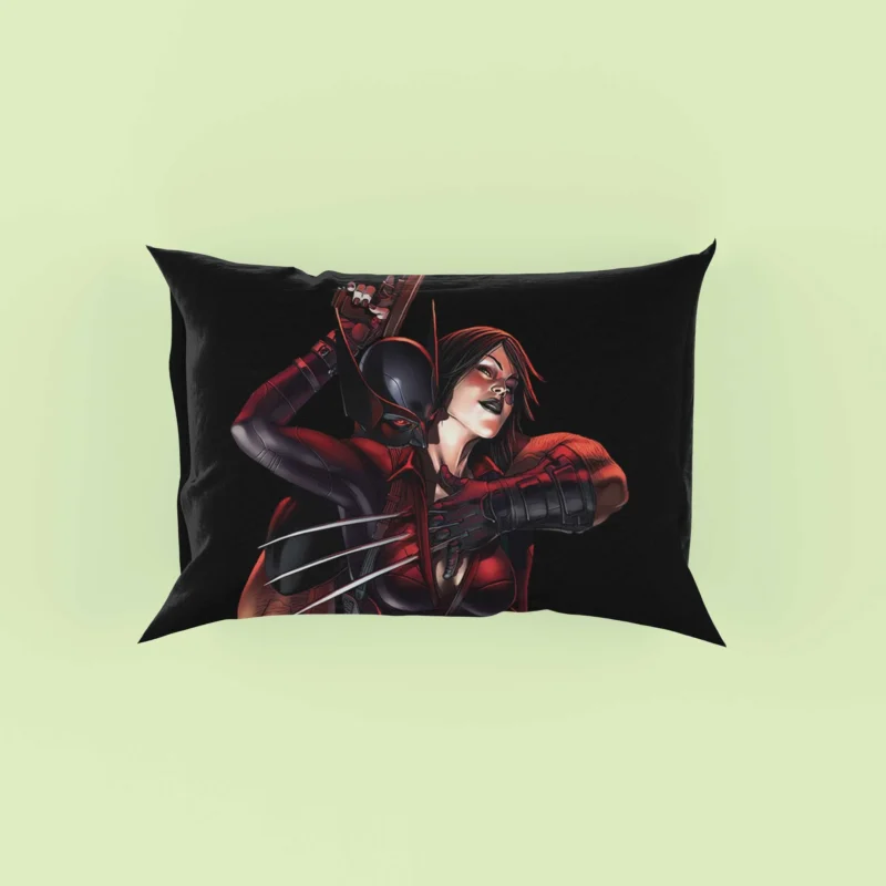 Domino Comics: Luck-Powered Marvel Hero Pillow Case