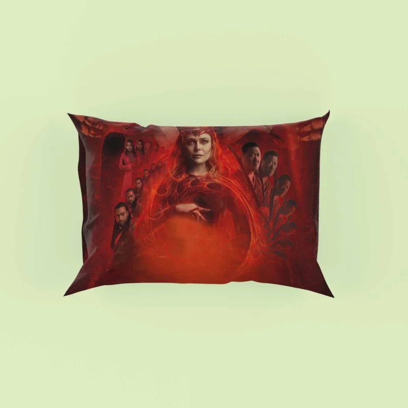 Elizabeth Olsen Scarlet Witch in Multiverse of Madness Pillow Case