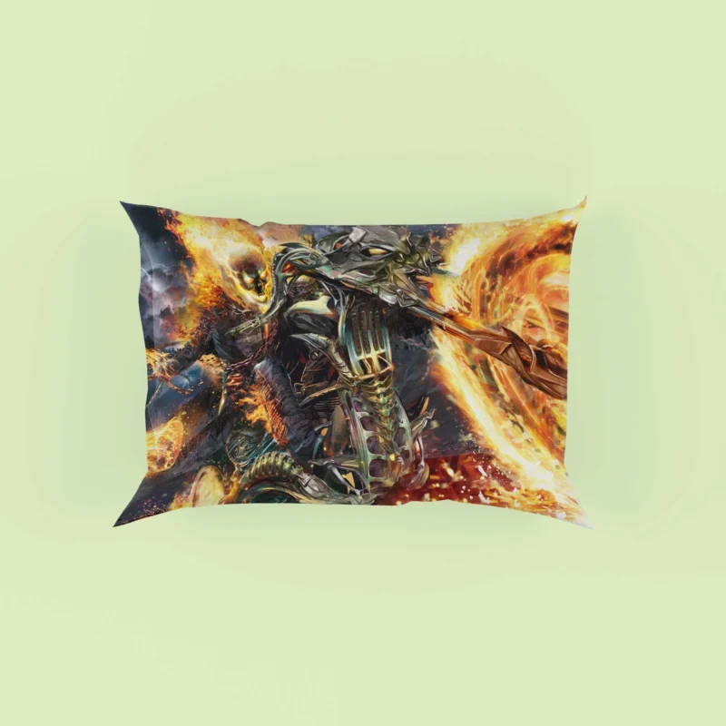 Ghost Rider Comics: Blaze and His Fiery Chains Pillow Case