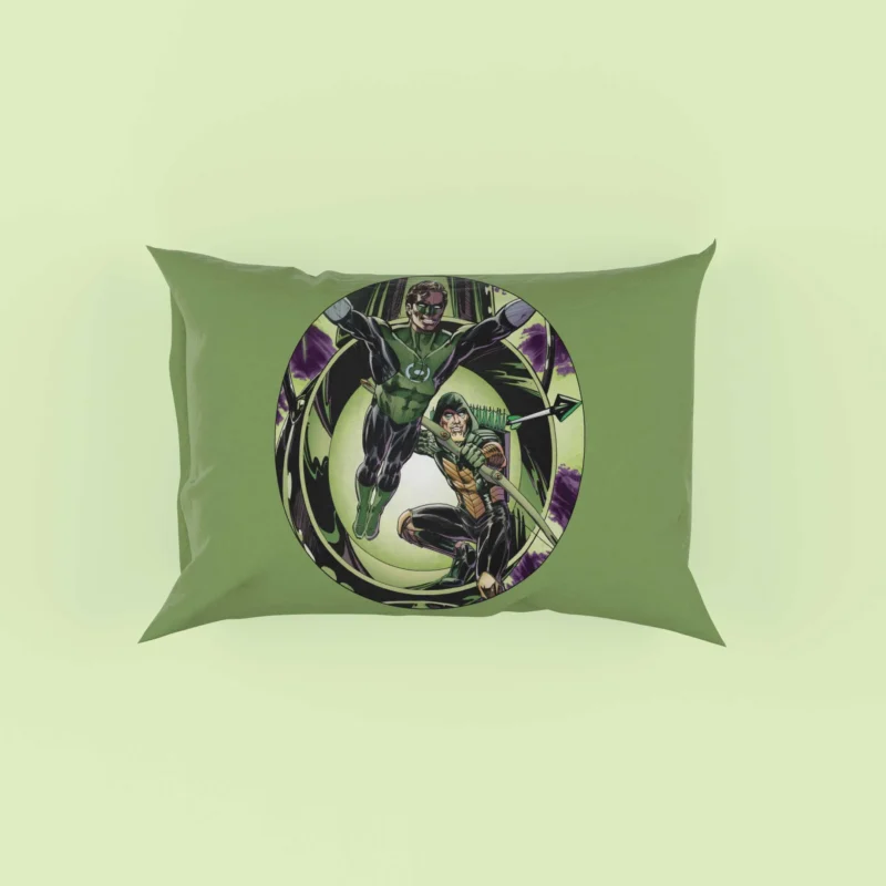 Green Arrow Comics: Hal Jordan Crossover Pillow Case