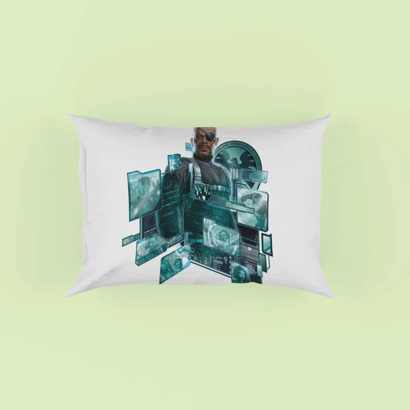 Nick Fury: The Mastermind Behind the Avengers Pillow Case
