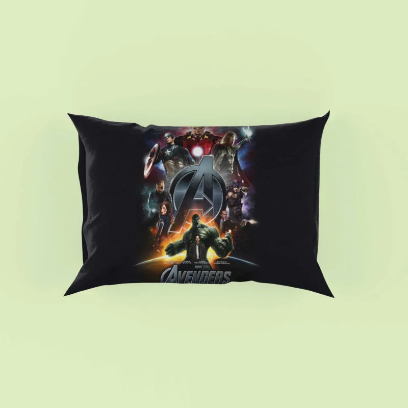 The Avengers Movie: Earth Mightiest Heroes Unite Pillow Case