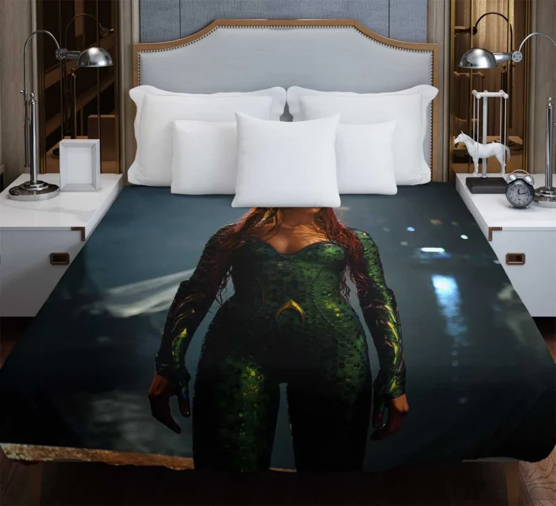 Aquaman Comics: Explore Mera Story Duvet Cover