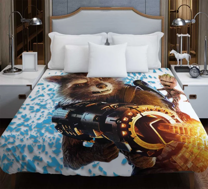 Avengers: Infinity War - Rocket Raccoon and Groot Duvet Cover