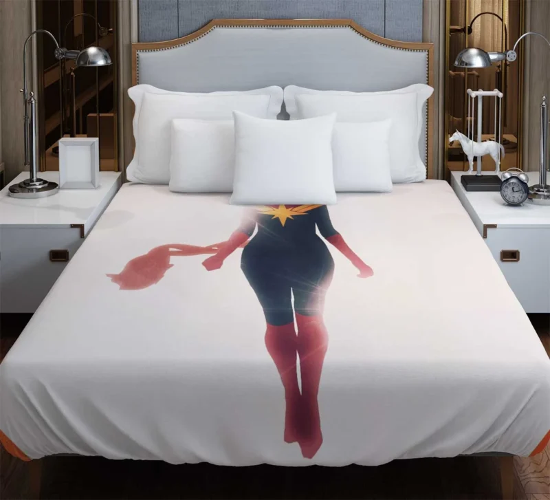 Captain Marvel Movie: Marvel Cosmic Adventure Duvet Cover