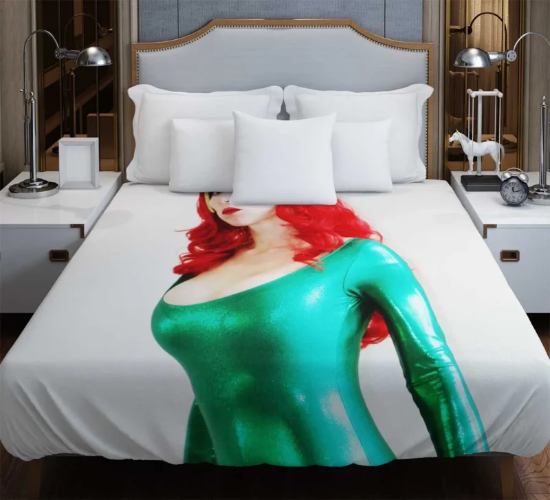 Cosplay as Mera: Transform into a DC Hero Duvet Cover