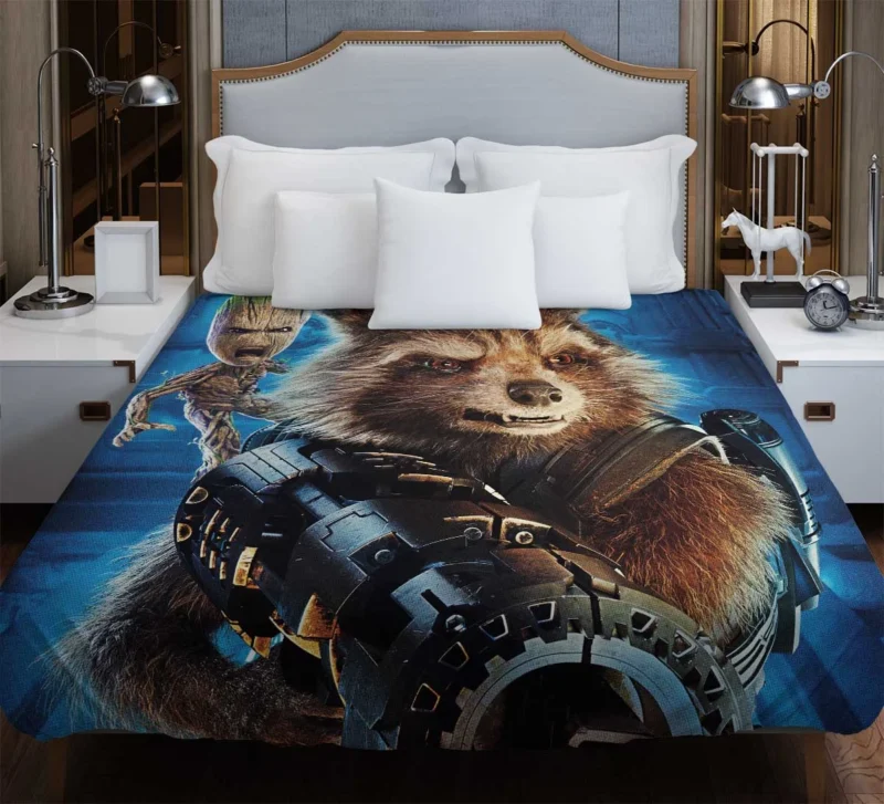 Guardians of the Galaxy Vol. 2: Rocket Raccoon Duo Duvet Cover