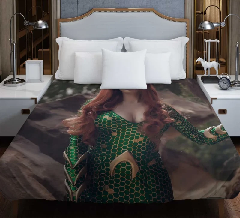 Mera (DC Comics) Cosplay: Embrace the Character Duvet Cover