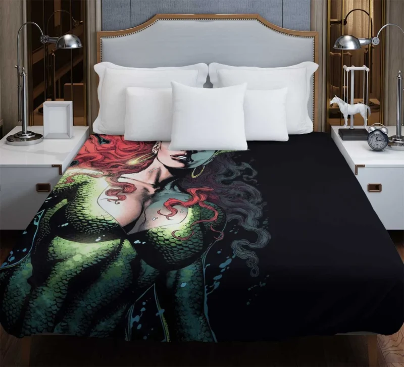 Mera (DC Comics) on New Earth: Explore in Comics Duvet Cover