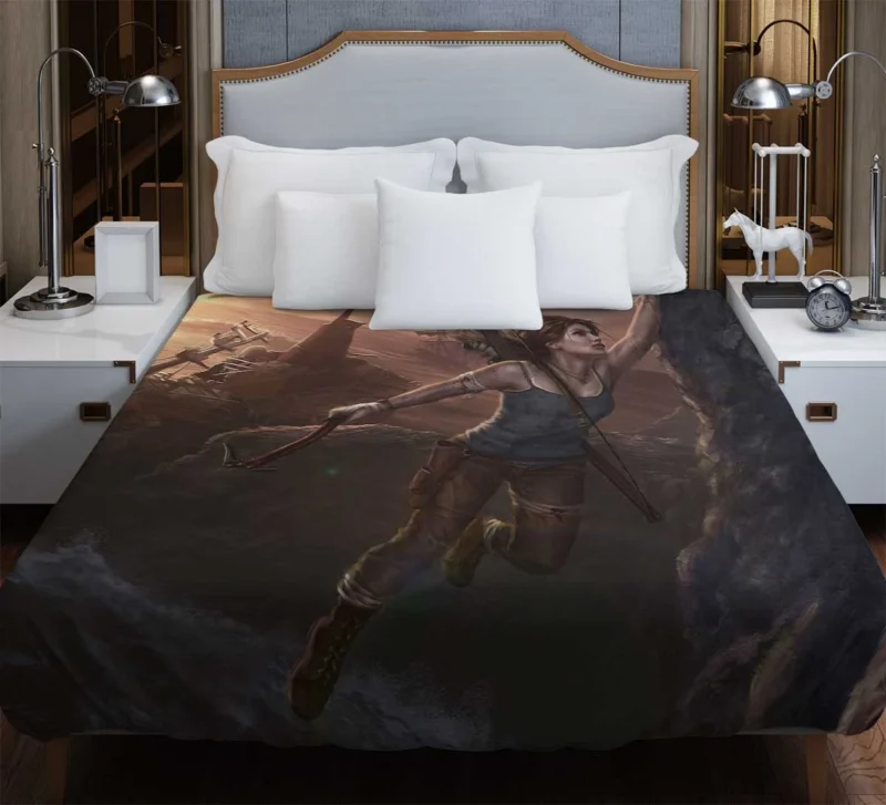 Tomb Raider Adventure with Lara Croft Duvet Cover