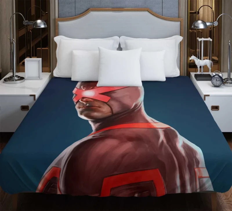 X-Men 97: Cyclops Returns to Animated Action Duvet Cover